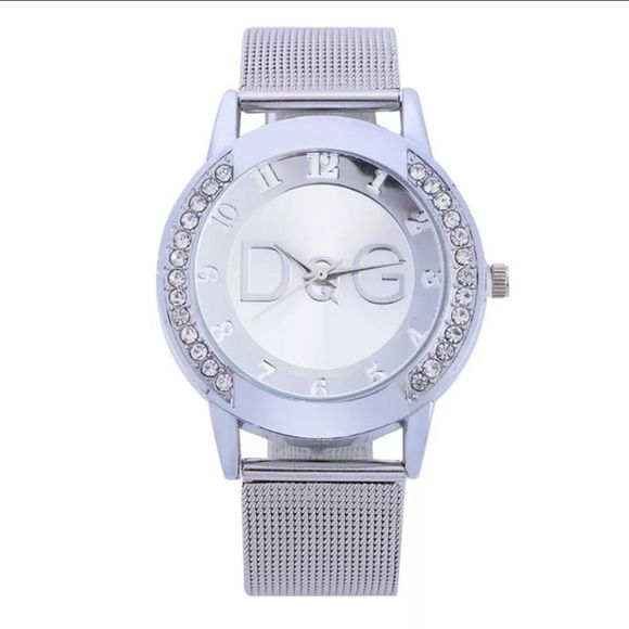 luxury watches for Women  Women Crystal Silver stainless steel gifts no box incl - Picture 2 of 5
